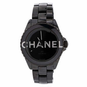Chanel 38 J12 Wanted de Chanel Automatic Watch Ceramic and Stainless Steel